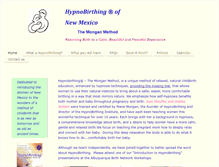 Tablet Screenshot of hypnobirthing-nm.com